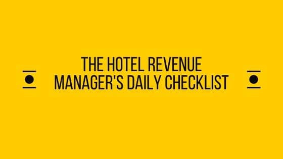 Hotel-Revenue-Manager's-Daily-Checklist